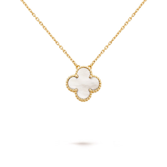 White Clover Necklace - Gold