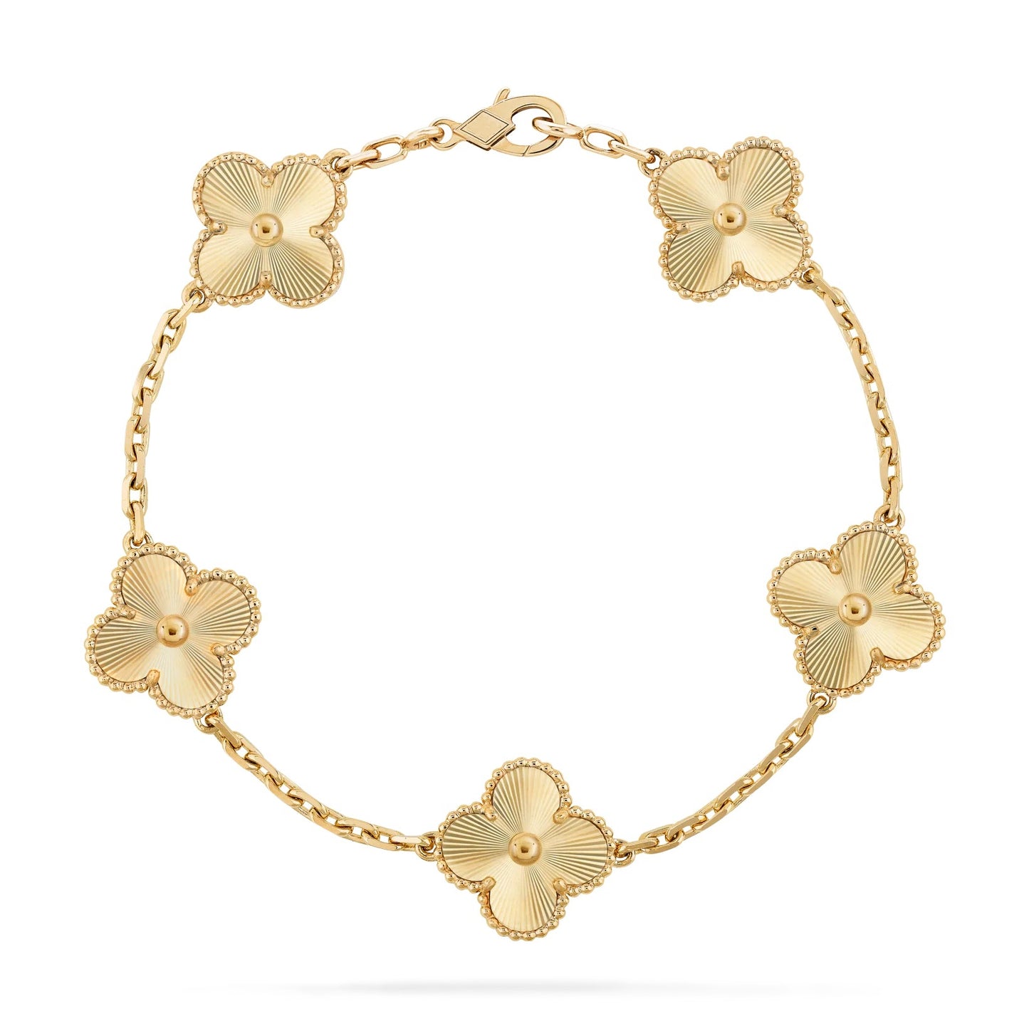 Laser Clover Bracelet - Gold