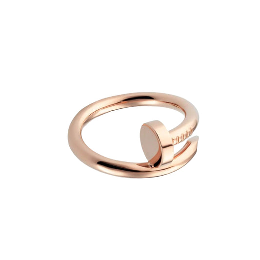 Screw Ring - Rose Gold