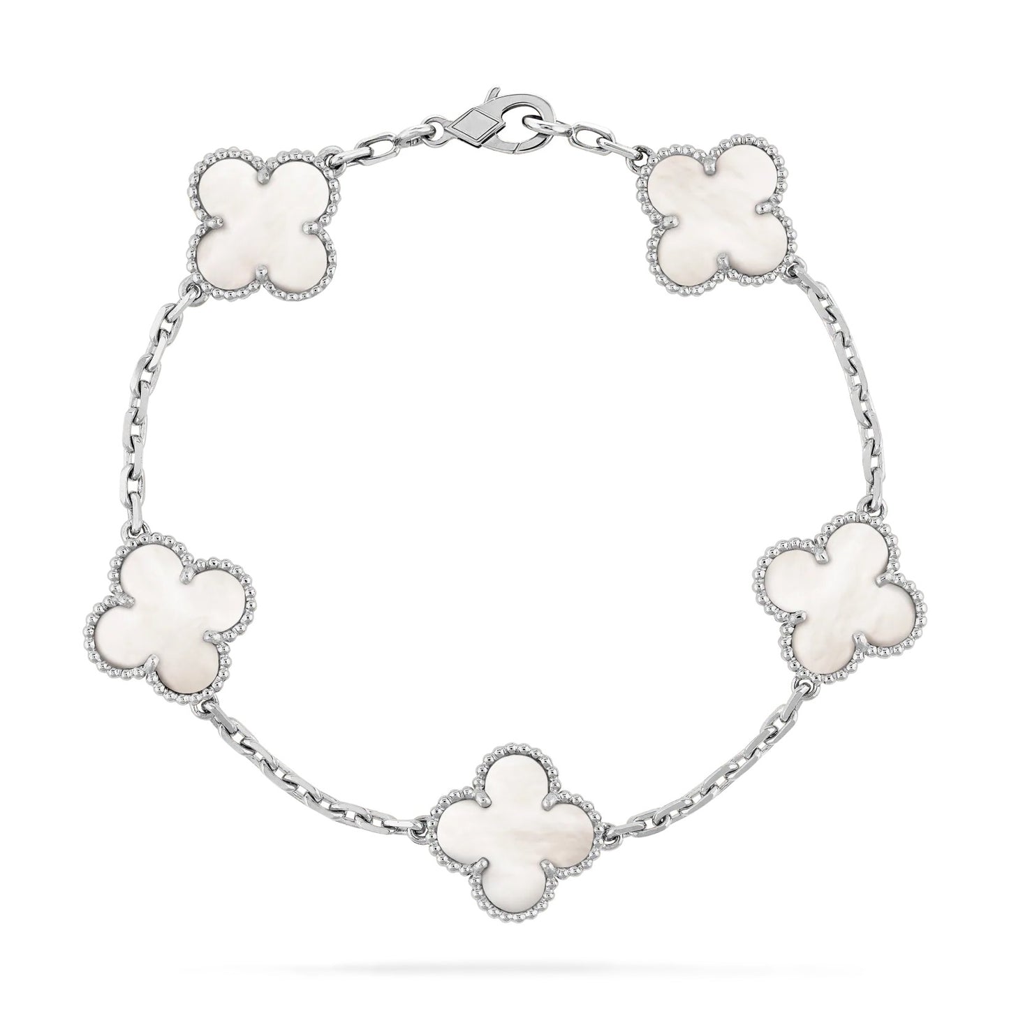 White Clover Bracelet - Silver