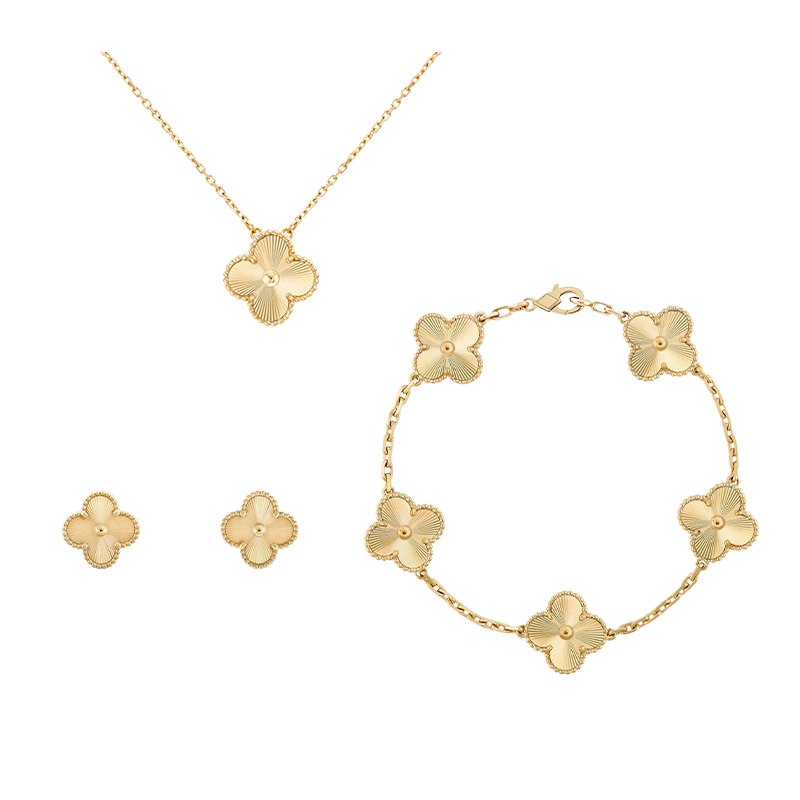 The Laser Clover Set - Gold