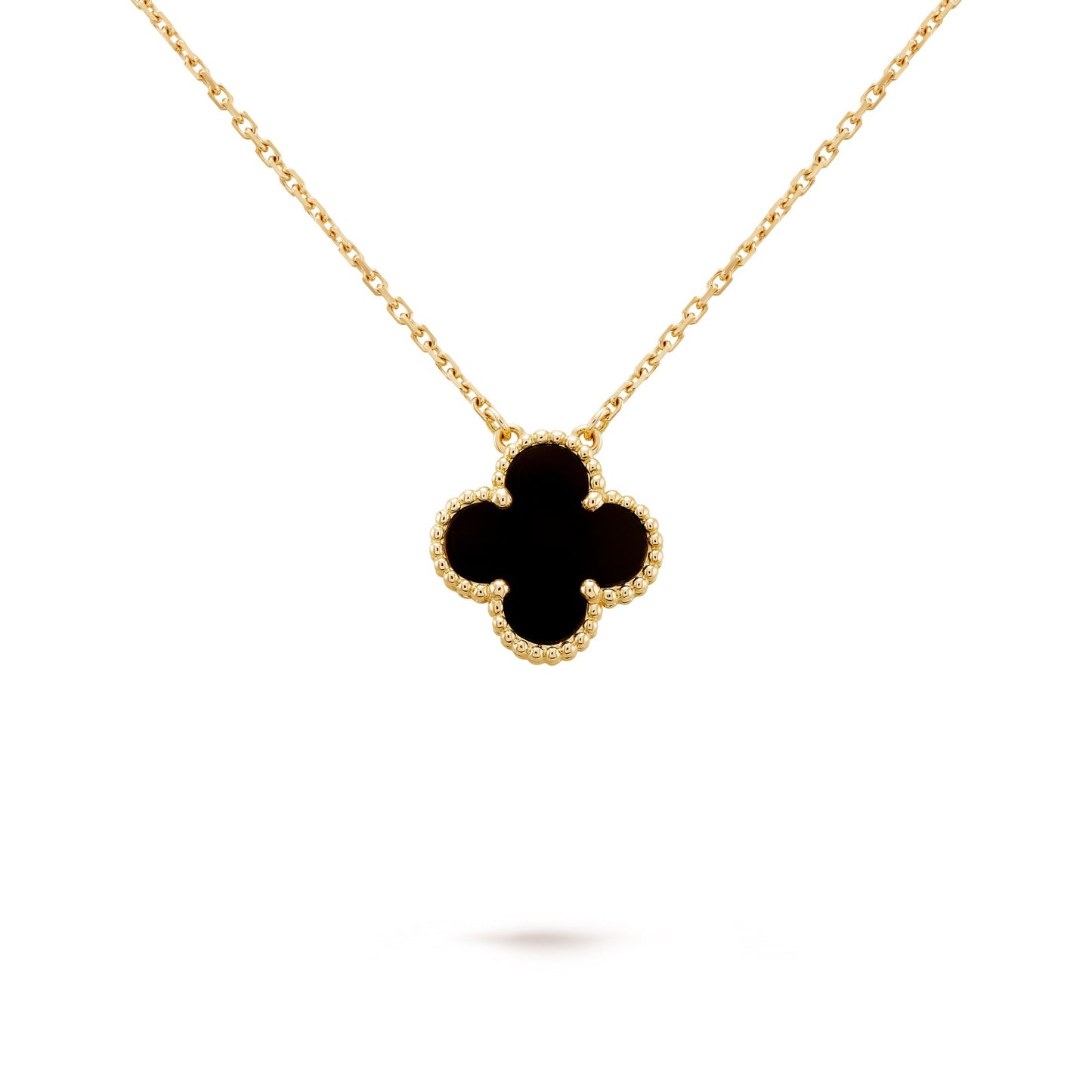 Black Clover Necklace - Gold