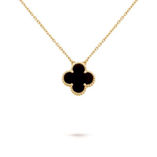 Black Clover Necklace - Gold